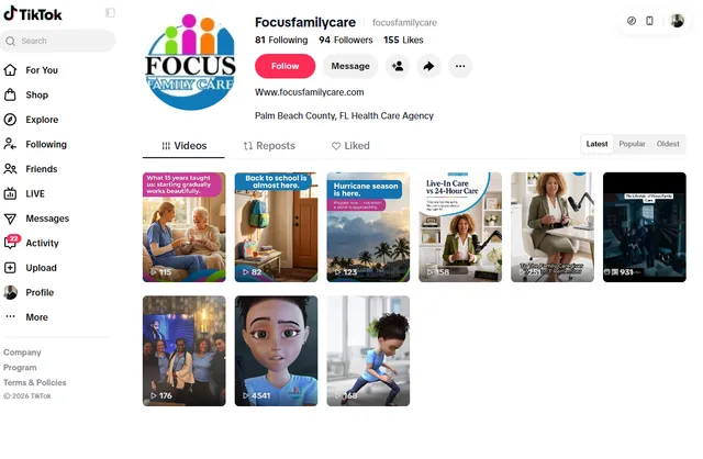 Focus Family Care on TikTok