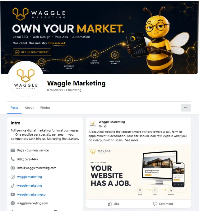 Waggle Marketing on Facebook