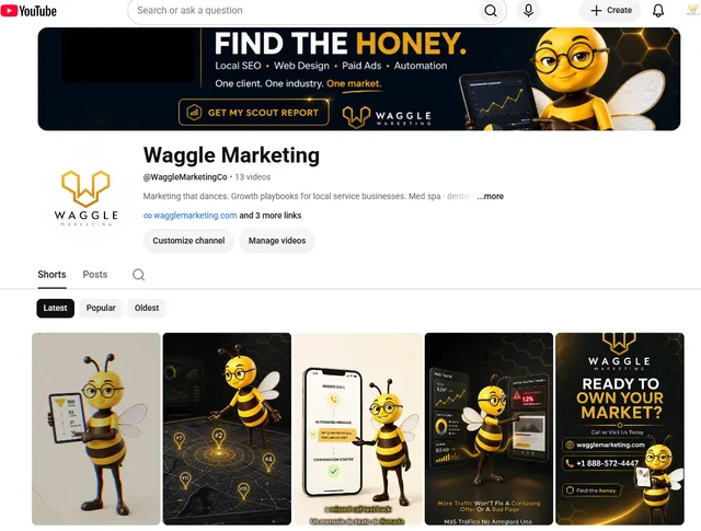 Waggle Marketing on YouTube